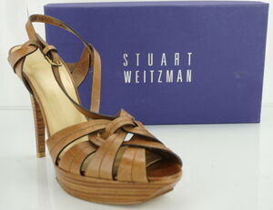 Stuart Weitzman However Platform Ankle Strappy Sandals Size 9.5 NIB $395
